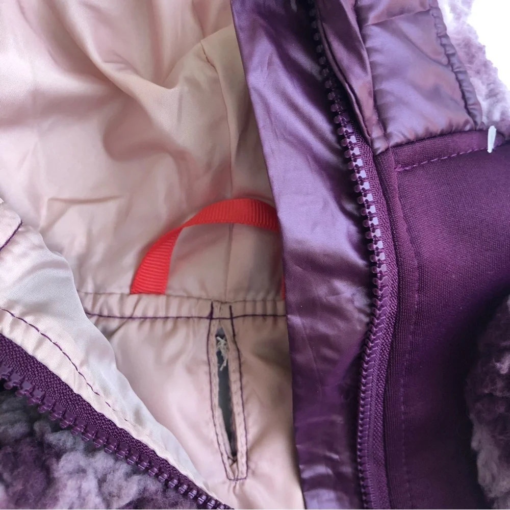 NWT Reddy Sherpa hooded dog jacket M